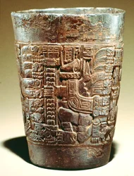 Vessel Depicting Glyphs of the Gods